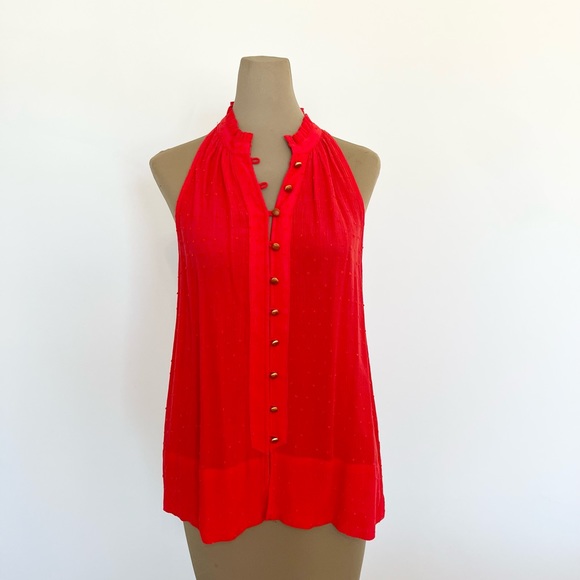 {Anthropologie} Maeve Alemeda Halter Top - Picture 2 of 6